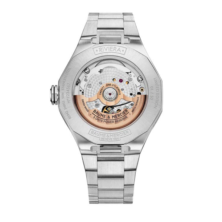Baume & Mercier Riviera 10786 Automatic, Perpetual Calendar Unisex Watch 40mm