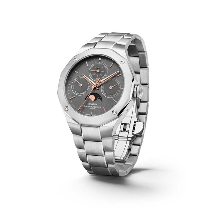 Baume & Mercier Riviera 10786 Automatic, Perpetual Calendar Unisex Watch 40mm