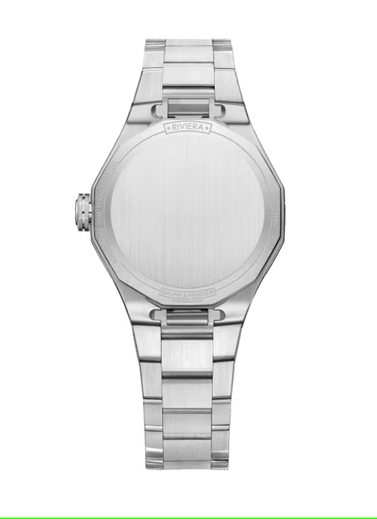 Baume & Mercier Riviera 10796 Quartz, Date Display, Diamond Set Women's Watch 33mm