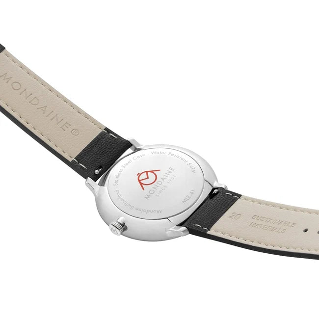 Doppio Solar Skeleton Vegan Leather 41mm Watch