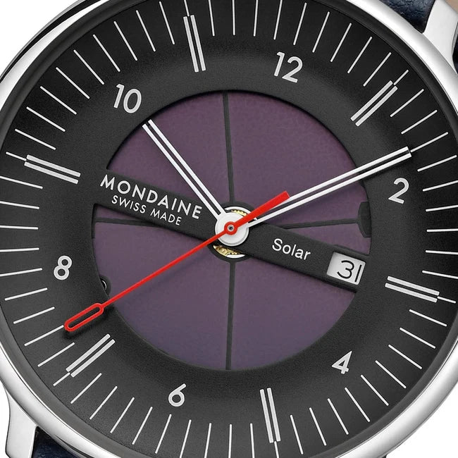 Doppio Solar Skeleton Vegan Leather 41mm Watch