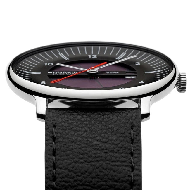 Doppio Solar Skeleton Vegan Leather 41mm Watch
