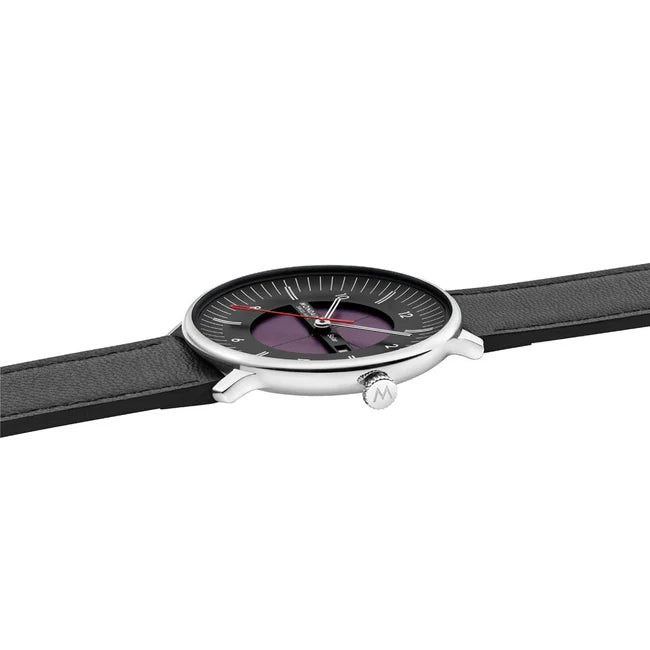 Doppio Solar Skeleton Vegan Leather 41mm Watch
