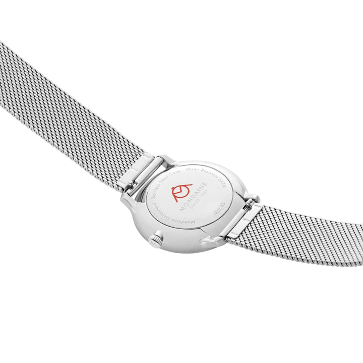 Doppio Rose Stainless Steel 33mm Watch