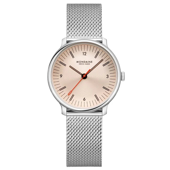 Doppio Rose Stainless Steel 33mm Watch