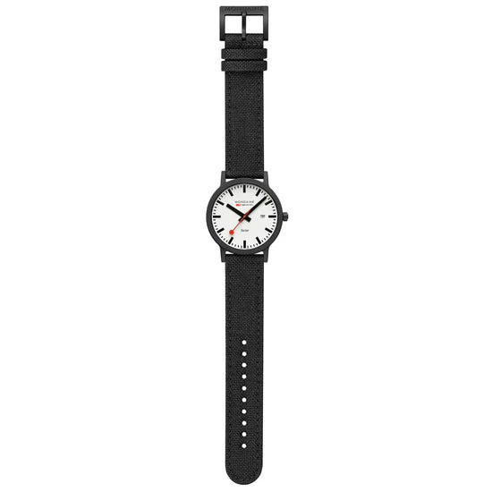 Mondaine Essence Solar Black 41mm Watch - MS1.41910.LB