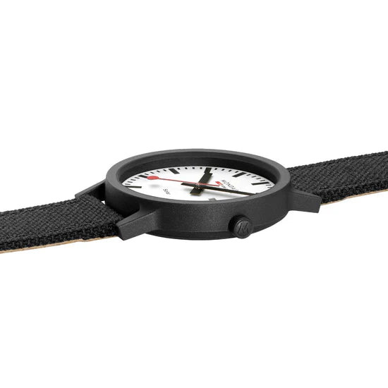 Mondaine Essence Solar Black 41mm Watch - MS1.41910.LB