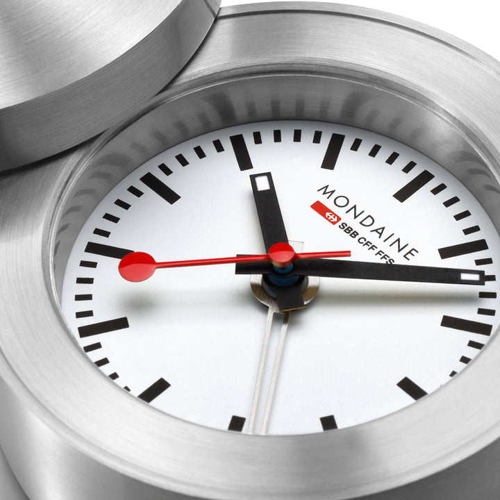 Mondaine Official Swiss Railways Travel Alarm Clock