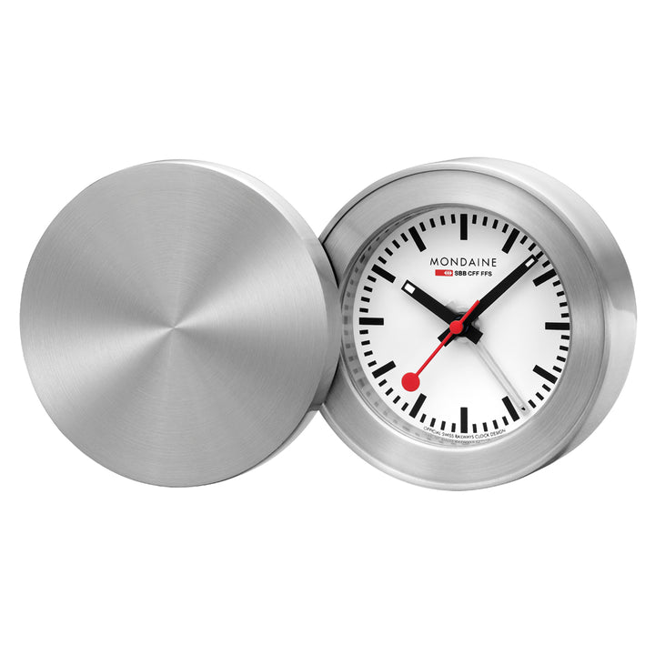Mondaine Official Swiss Railways Travel Alarm Clock