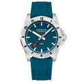 Numeri Blue Silicone 42mm Watch - MSN.42140.RD