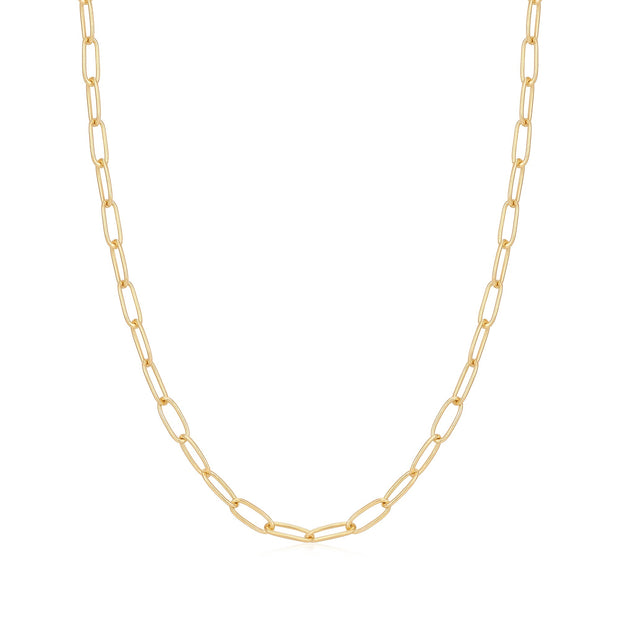 Ania Haie Gold Link Charm Chain Necklace