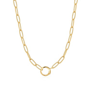 Ania Haie Gold Link Charm Chain Connector Necklace