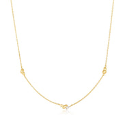Ania Haie Gold Twisted Wave Chain Necklace