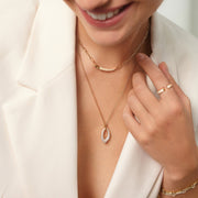 Ania Haie Gold Pave Arrow Pendant Necklace