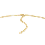 Ania Haie Gold Curb Chain Charm Connector Necklace