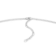 Ania Haie Silver Curb Chain Charm Connector Necklace