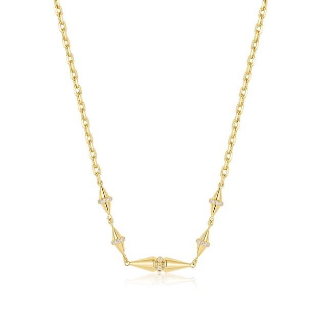 Ania Haie Gold Geometric Chain Necklace