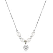 Ania Haie Silver Pearl Star Pendant Necklace