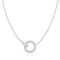 Ania Haie Silver Interlinked Circles Pave Necklace | The Jewellery Boutique Australia 
