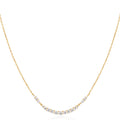 Ania Haie Gold Arc Pave Necklace | The Jewellery Boutique Australia