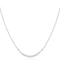 Ania Haie Silver Arc Pave Necklace | The Jewellery Boutique Australia