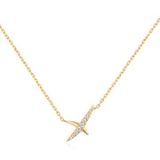 Ania Haie Gold Kiss Pave Necklace | The Jewellery Boutique Australia