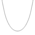 Silver Pave Necklace
