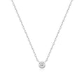 Ania Haie Silver Round Solitaire Cubic Zirconia Necklace