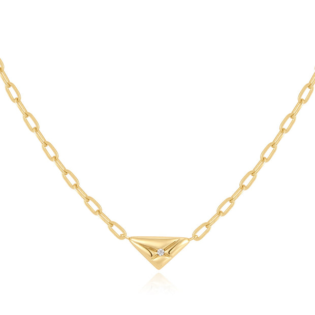 Ania Haie Gold Triangle Necklace