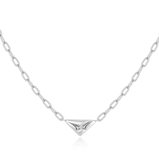 Ania Haie Silver Triangle Necklace