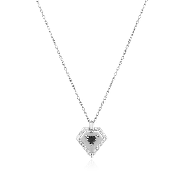 Ania Haie Silver Geometric Necklace