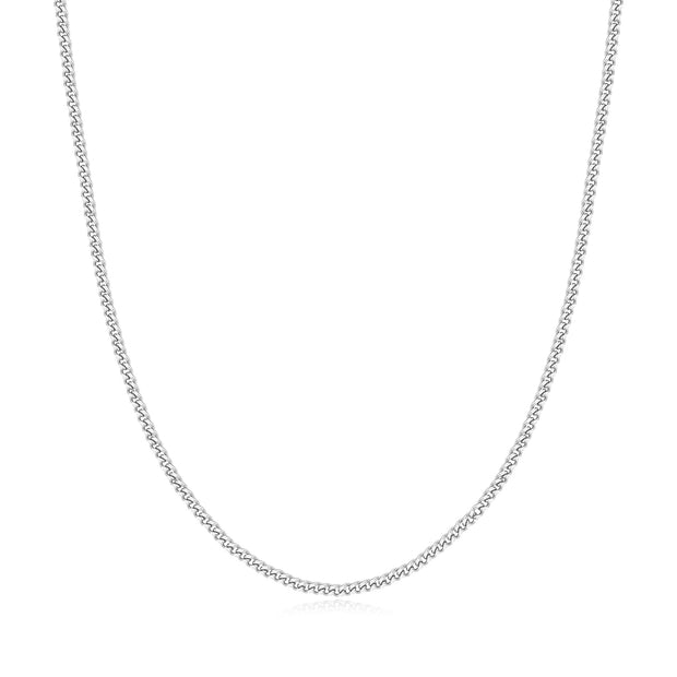 Ania Haie Silver Shiny Curb Necklace