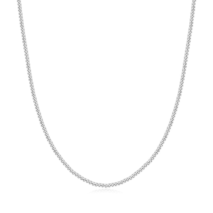 Ania Haie Silver Shiny Curb Necklace