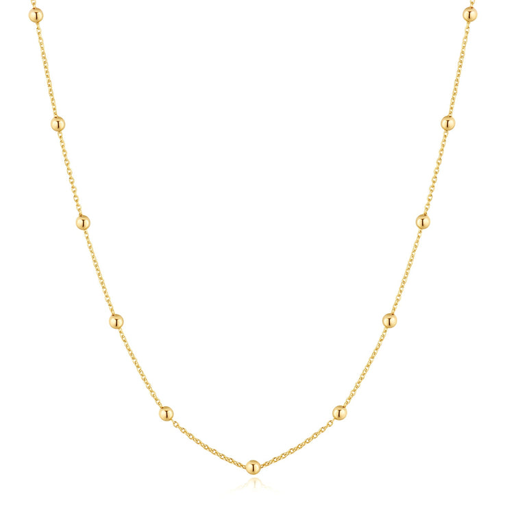 Ania Haie Gold Beaded Chain Necklace