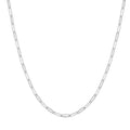 Silver Paper Clip Chain Necklace