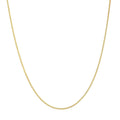 Gold Flat S Link Chain Necklace