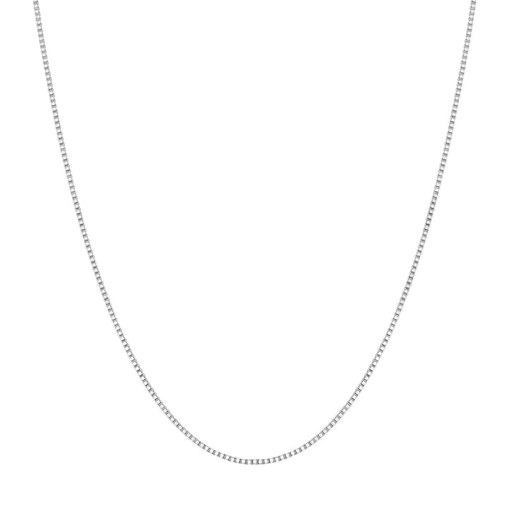 Silver Box Chain Necklace