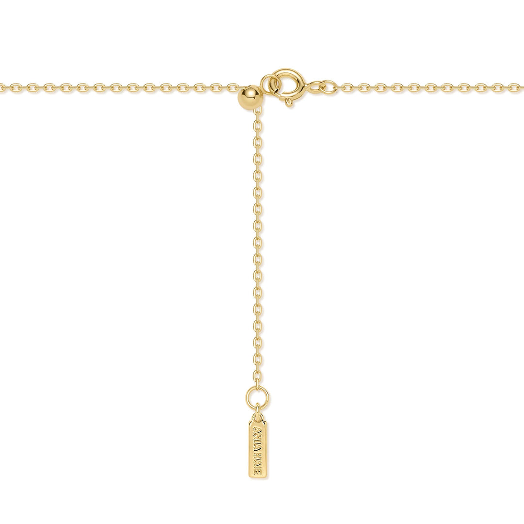 Ania Haie Gold Twisted Rope Lariat Necklace