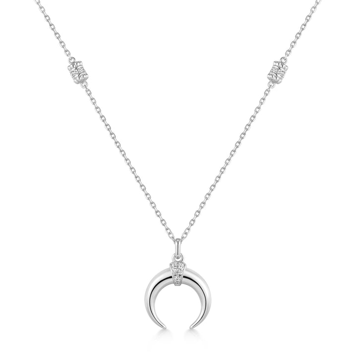 Ania Haie Silver Reversible Horn Necklace