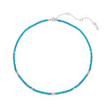 Ania Haie Silver Lab-Created Turquoise Beaded Necklace