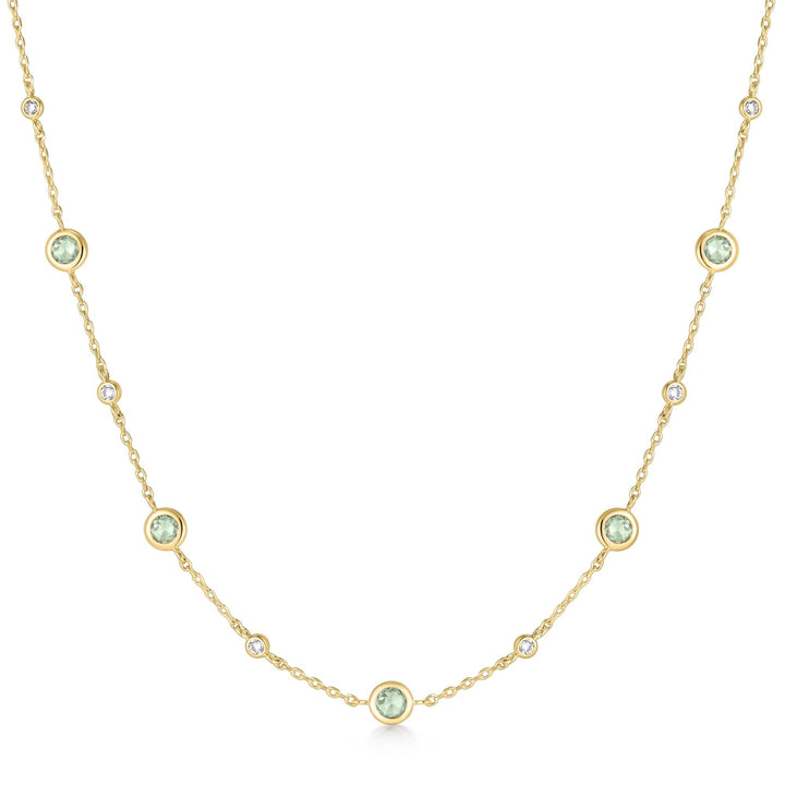 Ania Haie Gold Mint Green Station Necklace