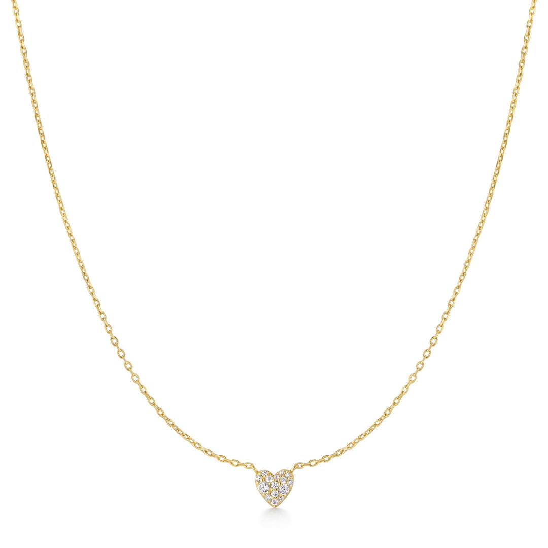 Ania Haie Gold Pave Heart Necklace | The Jewellery Boutique Australia