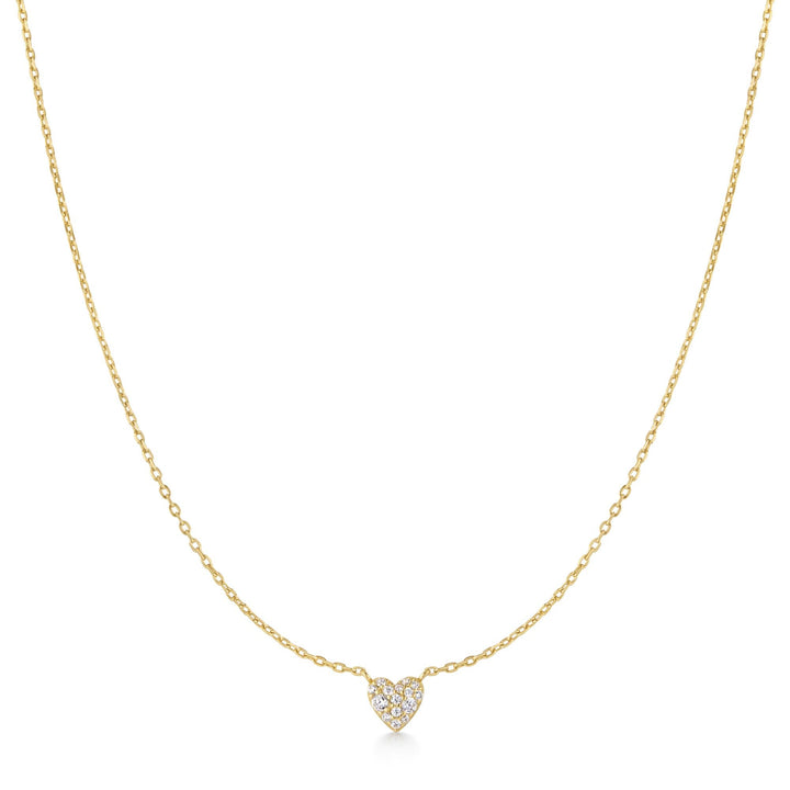 Ania Haie Gold Pave Heart Necklace | The Jewellery Boutique Australia
