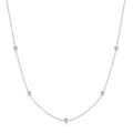 Ania Haie Silver Classic Bezel-Set Station Necklace | The Jewellery Boutique Australia
