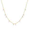 Ania Haie Gold Droplet Station Necklace | The Jewellery Boutique Australia