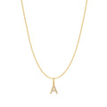 Ania Haie Gold Letter A Initial Necklace | The Jewellery Boutique Australia
