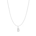 Ania Haie Silver Letter B Initial Necklace | The Jewellery Boutique Australia
