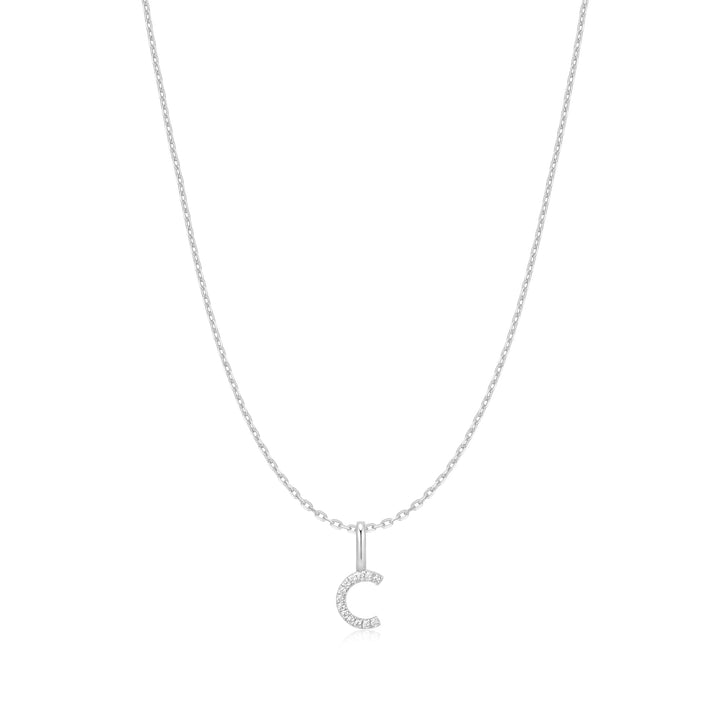 Ania Haie Silver Letter C Initial Necklace | The Jewellery Boutique Australia