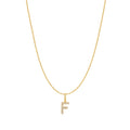Ania Haie Gold Letter F Initial Necklace | The Jewellery Boutique Australia