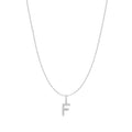 Ania Haie Silver Letter F Initial Necklace | The Jewellery Boutique Australia